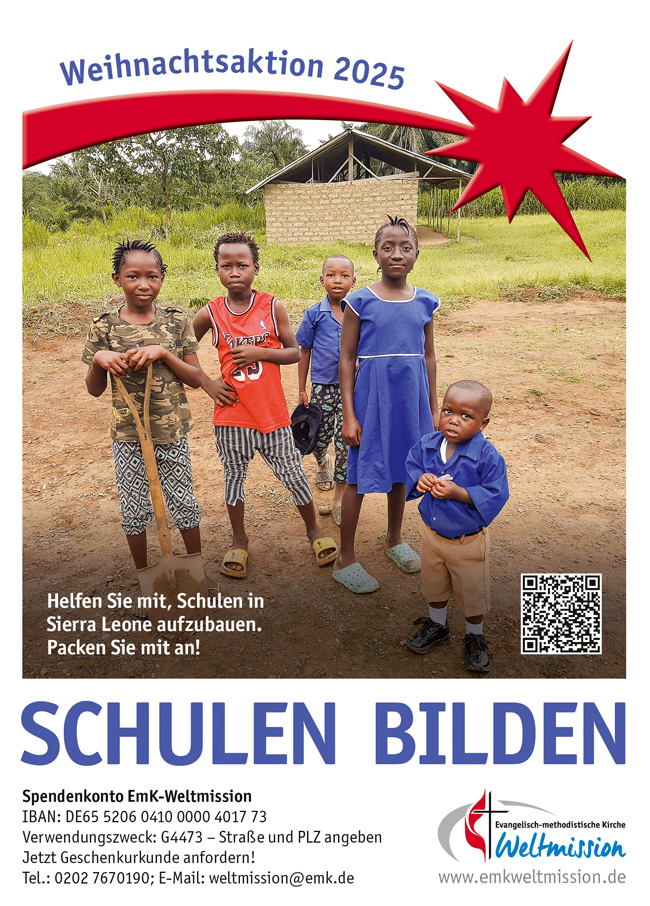Weihnachtsaktion 2025 der EmK Weltmission